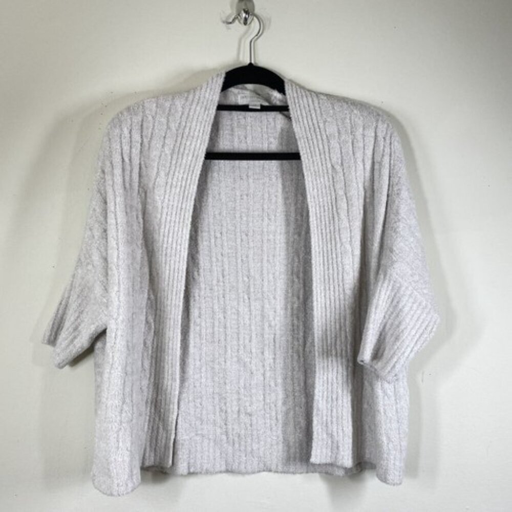 ❄️ BAREFOOT DREAMS CozyChic® Shrug Cardigan Sweater Oyster